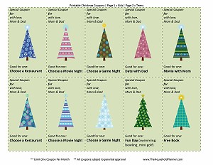 Christmas Coupons Kids & Teens - Tree