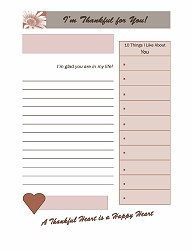 I'm Thankful for You I'm Thankful for You - Whole Page